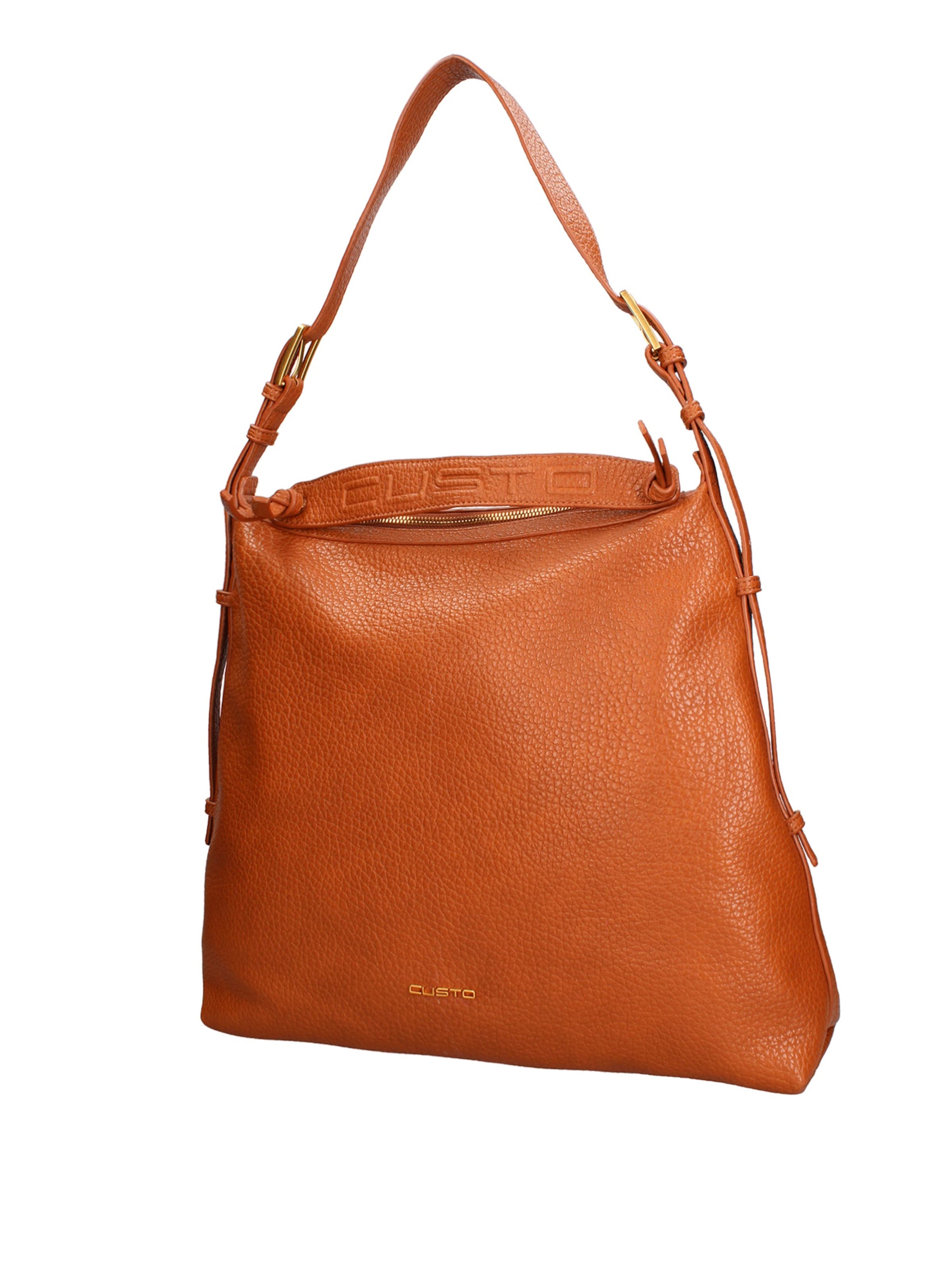 Sac bandoulière Custo Barcelona en marron : devant