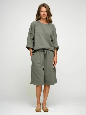 moshi moshi mind Shirt ' Earth ' in Groen