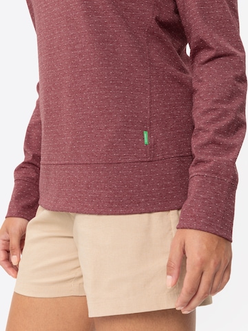 VAUDE Sportief sweatshirt 'Tuenno' in Rood