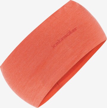 ICEBREAKER Athletic Headband in Orange: front