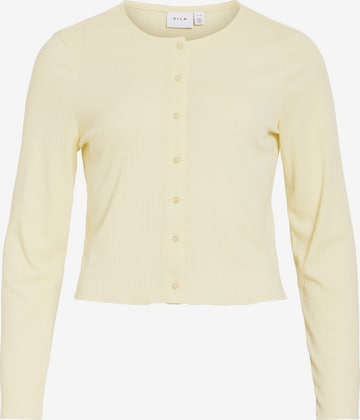 Cardigan 'VIMaggie' VILA en jaune : devant