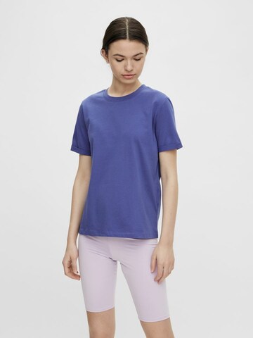 PIECES Shirt 'PCRia' in Blauw: voorkant