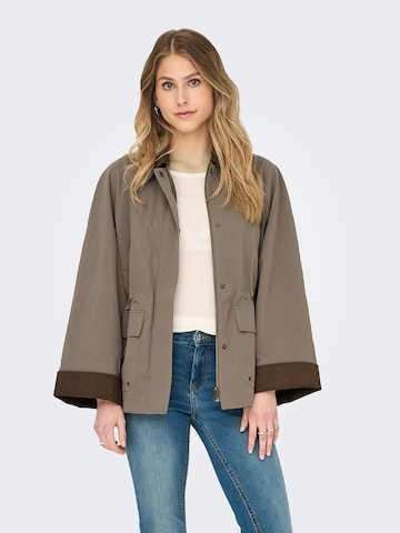 ONLY - Casaco meia-estação 'ONLEJA' em castanho: frente