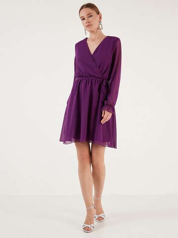 LELA Shirt Dress in Purple