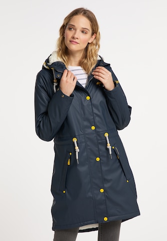 Schmuddelwedda Raincoat in Blue: front