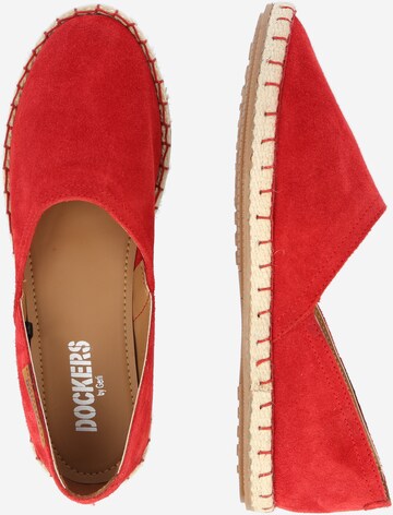 Espadrilles Dockers by Gerli en rouge