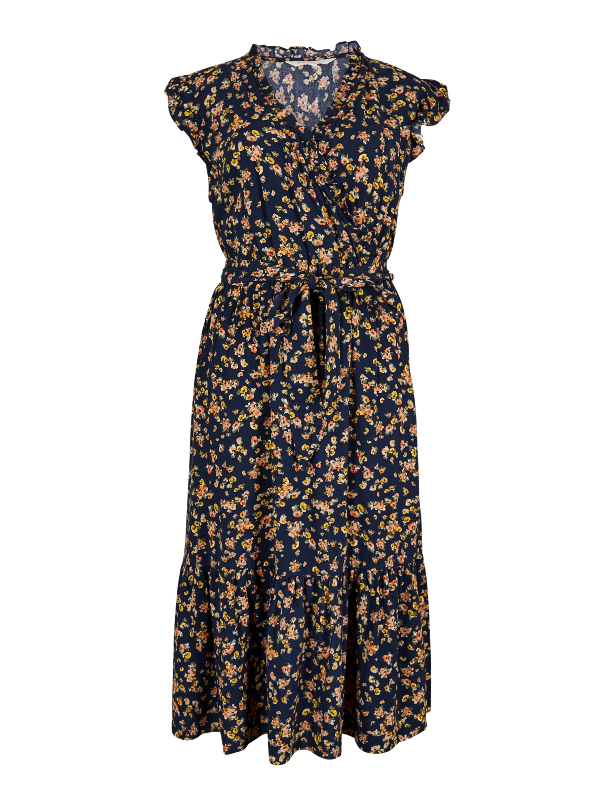 Apricot Dress in Blue: front