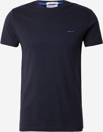 GANT - Camiseta en negro: frente