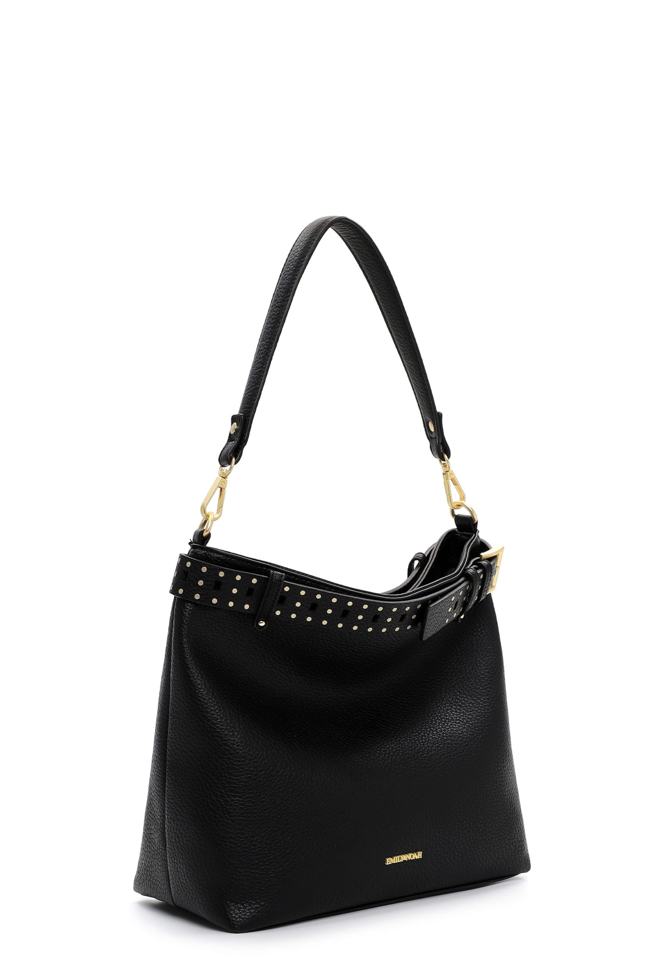 Borsa a spalla 'Justine' di Emily & Noah in nero