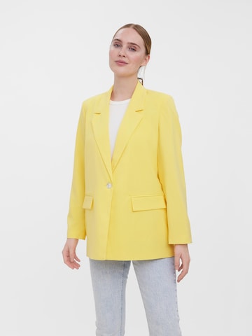 VERO MODA Blazer 'Tiara' in Yellow: front