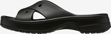 Crocs - Sandalias 'Cross-Strap-Sandalen zum Hineinschlüpfen' en negro: frente