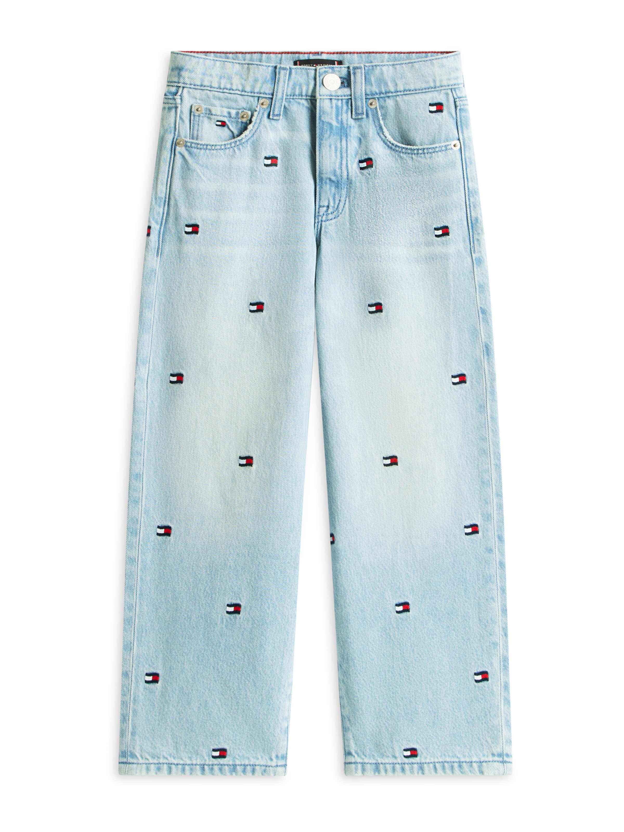 TOMMY HILFIGER Luźne Jeansy w kolorze niebieski: przód