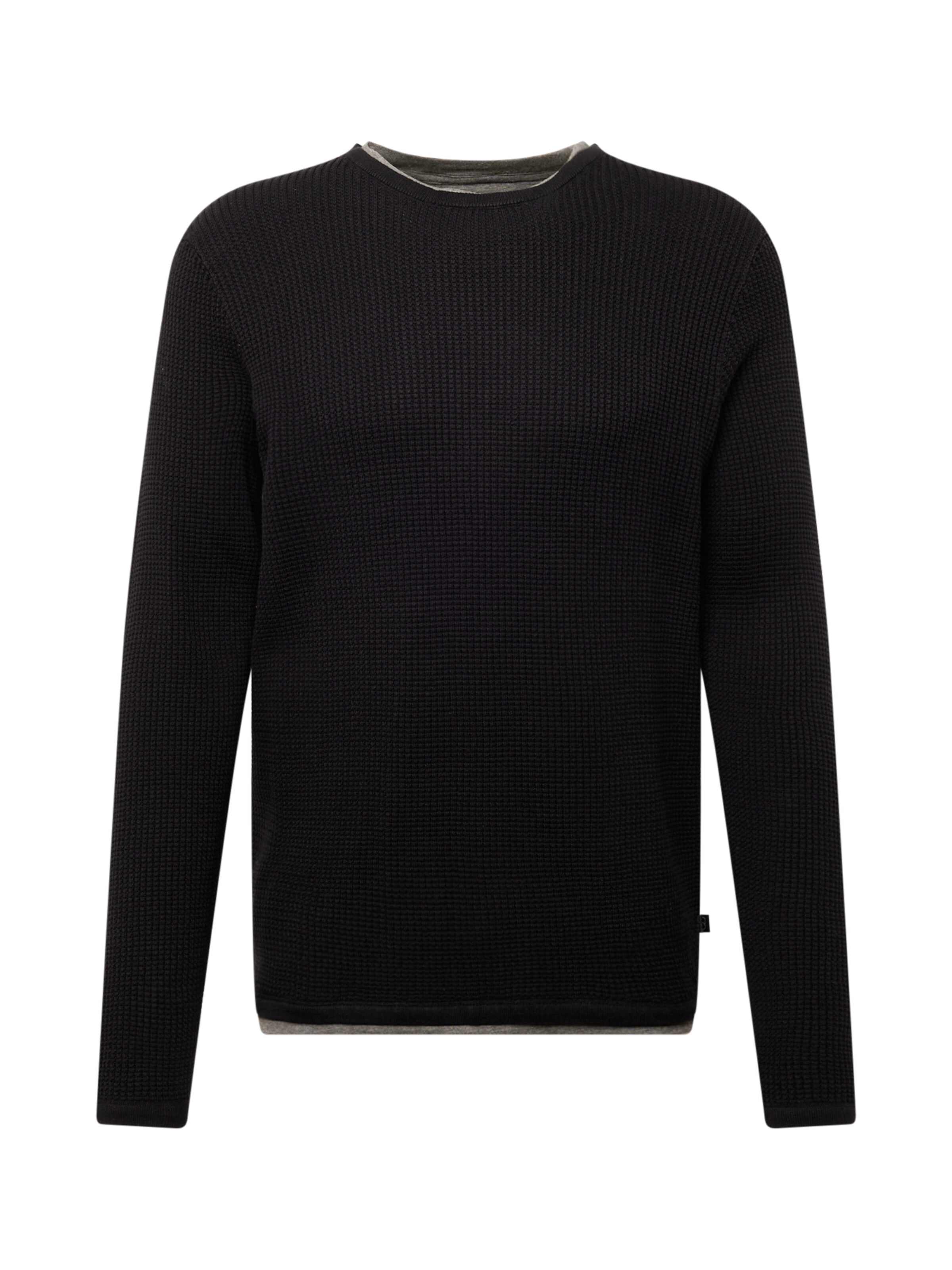 QS Pullover in Schwarz: Vorderseite