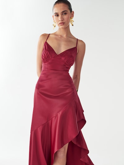 Willa Õhtukleit 'Blanca' bordoo, Tootevaade