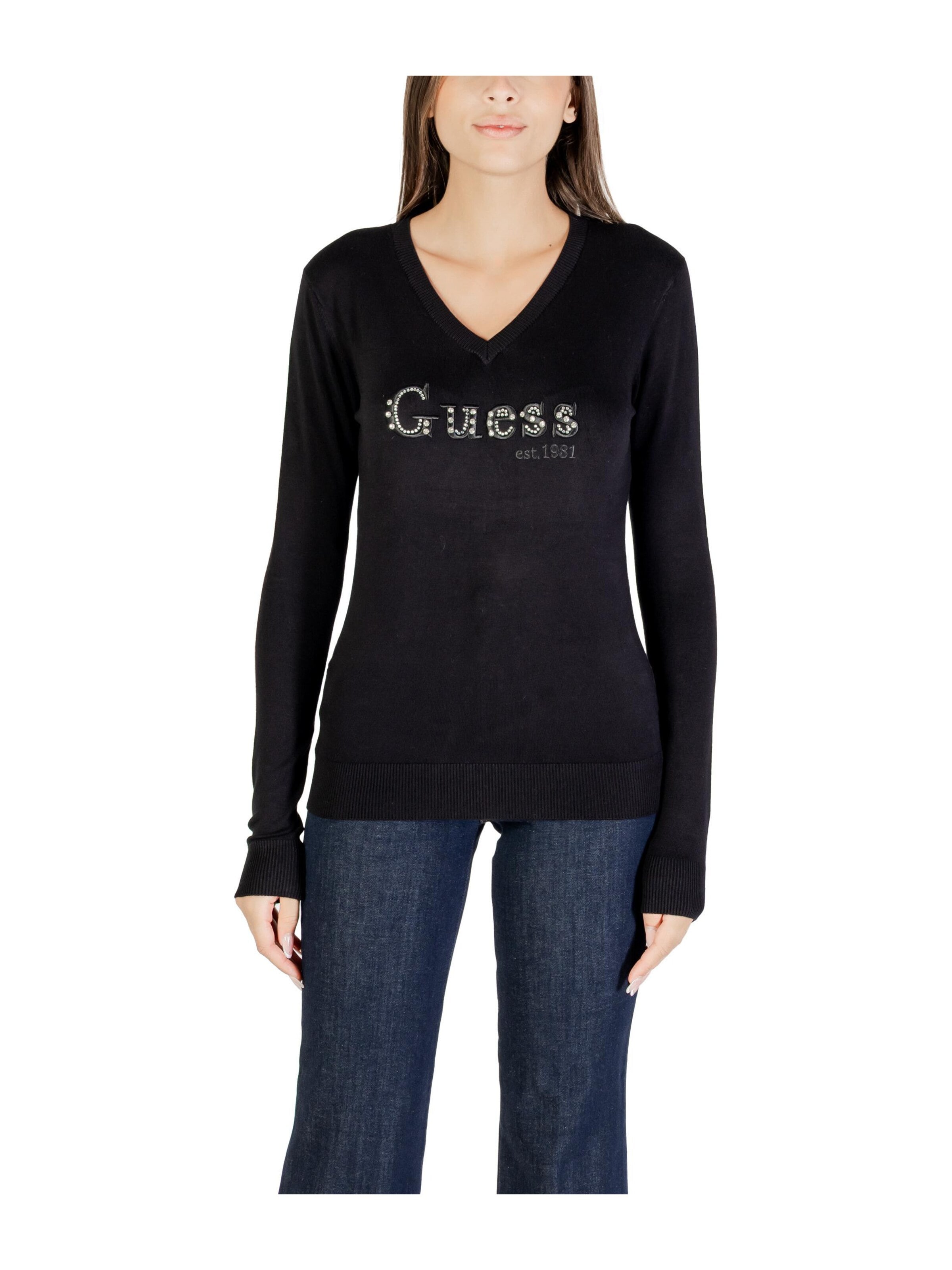 GUESS Pullover‌‌‌‌‌ in Schwarz: Vorderseite