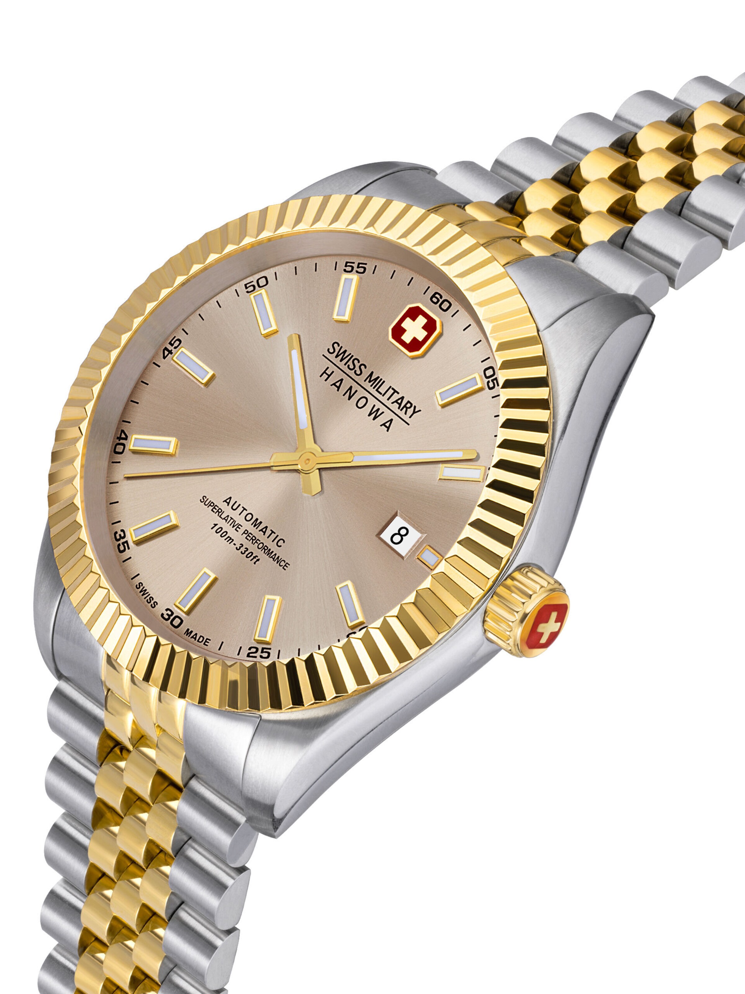 SWISS MILITARY HANOWA Analog watch 'Diligenter' in Silver