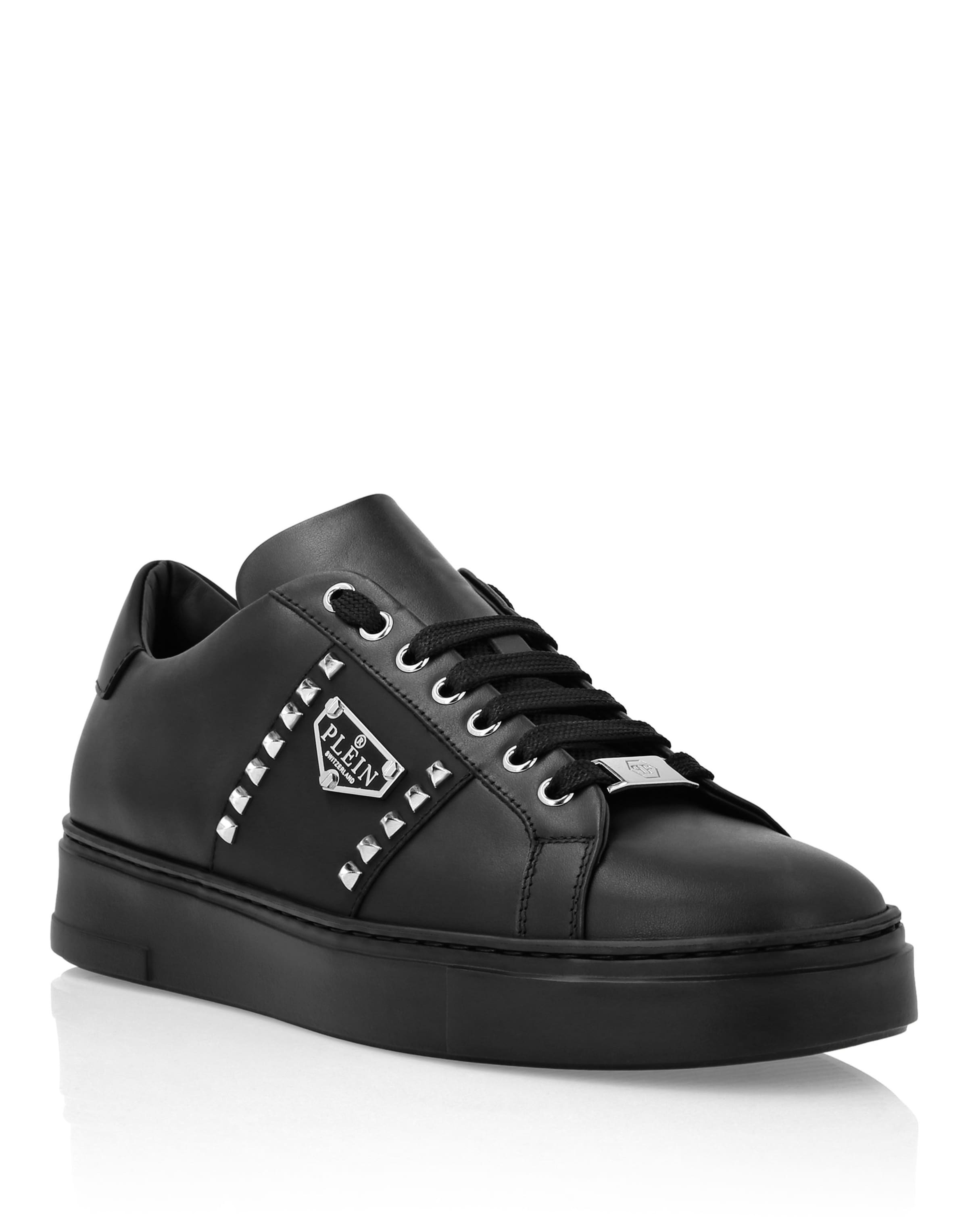 Philipp Plein Sneaker 'Hexagon' in Schwarz: Vorderseite