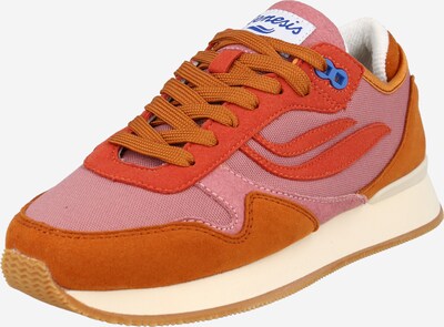 Sneaker low 'Iduna' GENESIS pe maro / roz / roșu / alb, Vizualizare produs