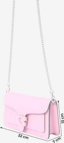 rozā COACH "Clutch" stila somiņa