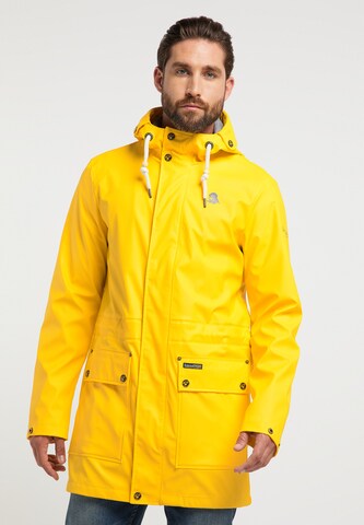 Veste fonctionnelle 'Friesennerz' Schmuddelwedda en jaune : devant