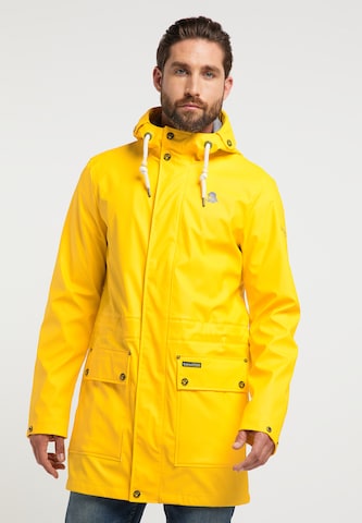Schmuddelwedda Weatherproof jacket 'Friesennerz' in Yellow: front
