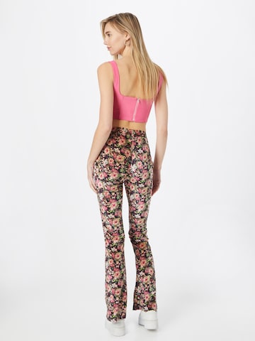 Colourful Rebel Flared Broek 'Jolie' in Zwart