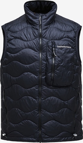 PEAK PERFORMANCE Bodywarmer in Zwart: voorkant