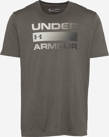 UNDER ARMOUR Functioneel shirt 'Team Issue' in Groen: voorkant