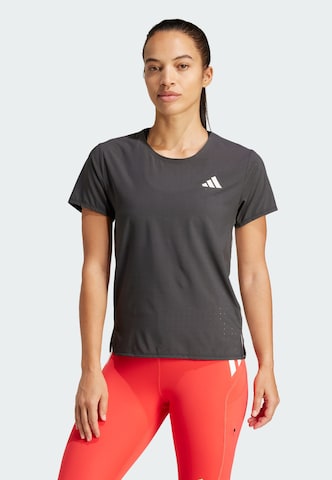 T-shirt fonctionnel 'Adizero' ADIDAS PERFORMANCE en noir : devant