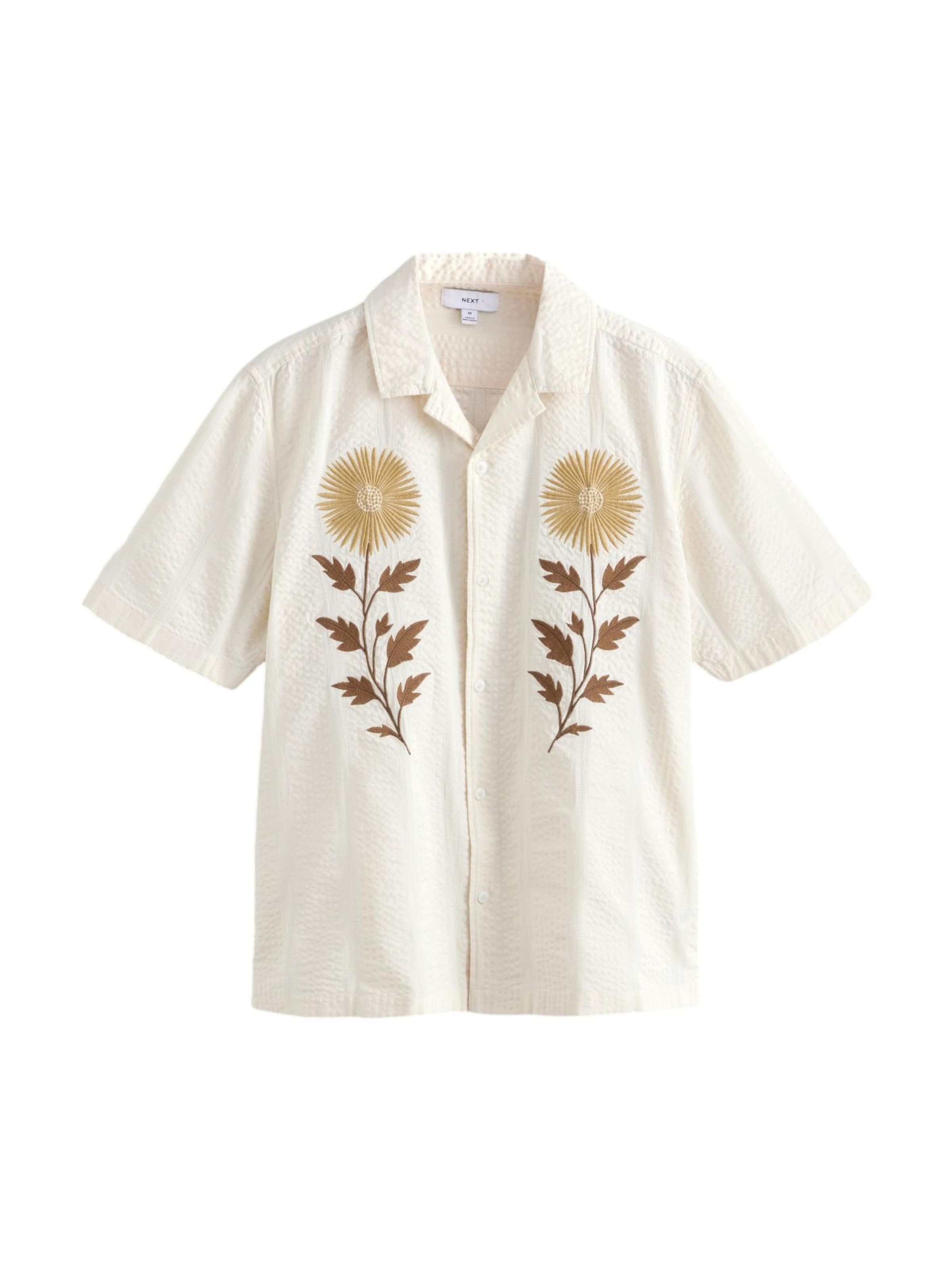 NextRegular Fit Košulja - bež boja: prednji dio