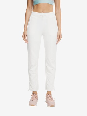 ESPRIT Regular Workout Pants in White: front