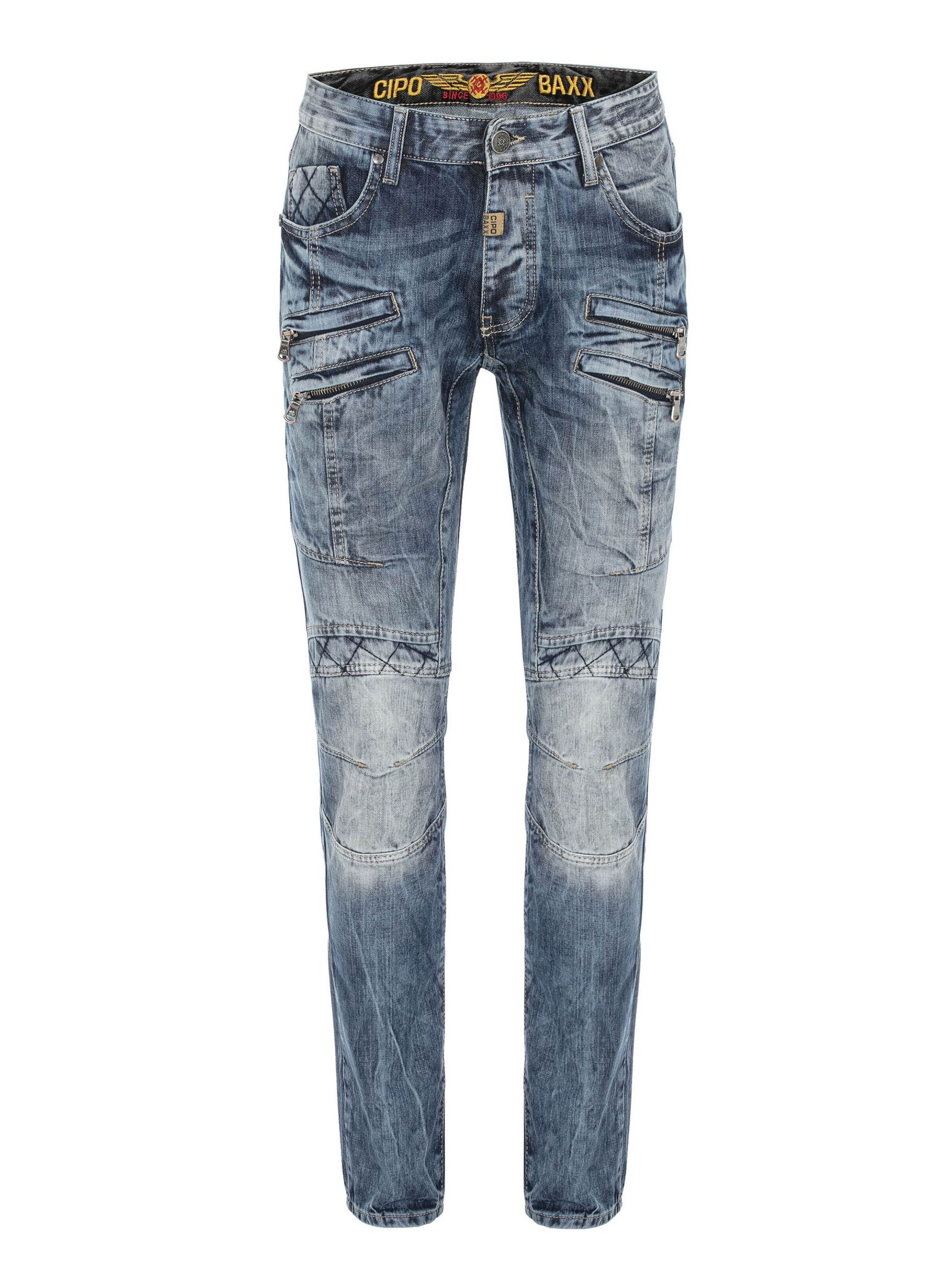 CIPO & BAXX Regular Jeans in Blue: front