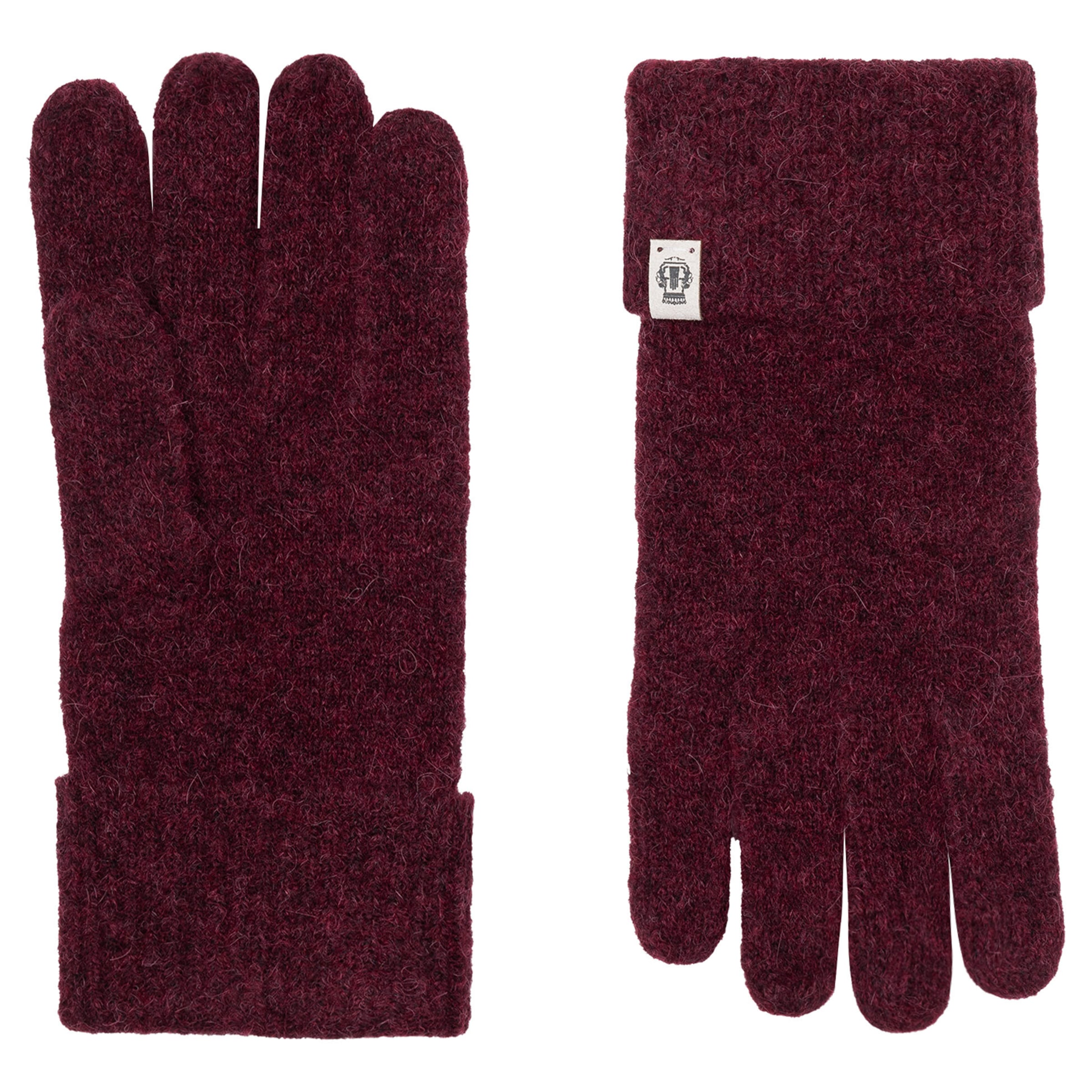 Mezzoguanti di Roeckl in rosso: frontale