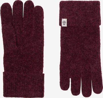 Roeckl Vingerhandschoenen in Rood: voorkant