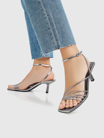 Pull&Bear Sandal i silver