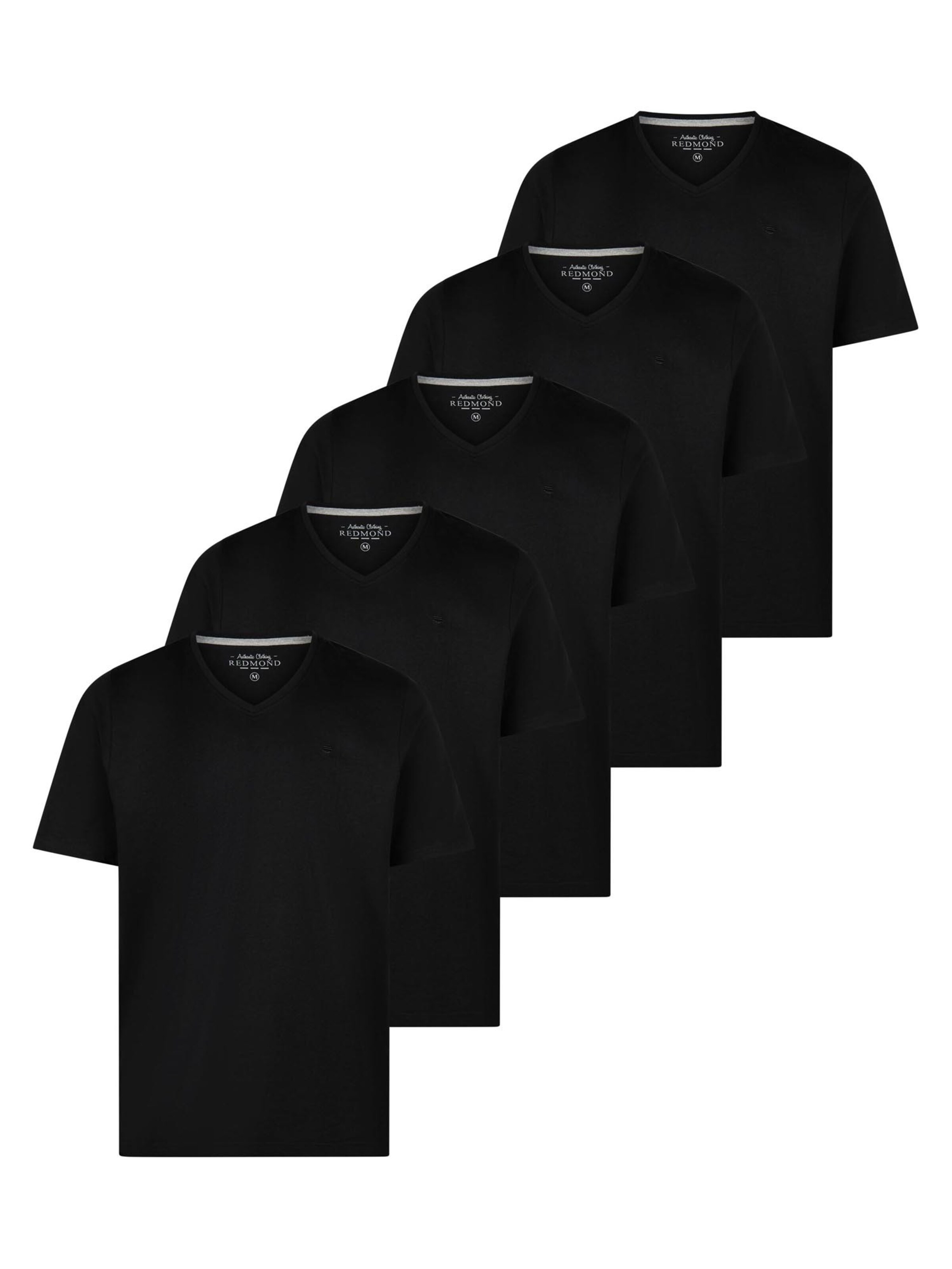 redmond Shirt 'Basic' in Black: front