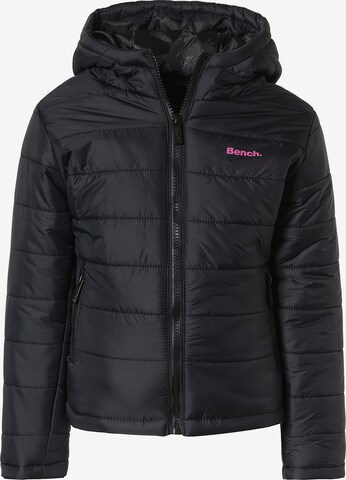 BENCH Winter Jacket 'NORA' in Black: front