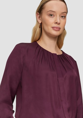 s.Oliver BLACK LABEL Blouse in Purple
