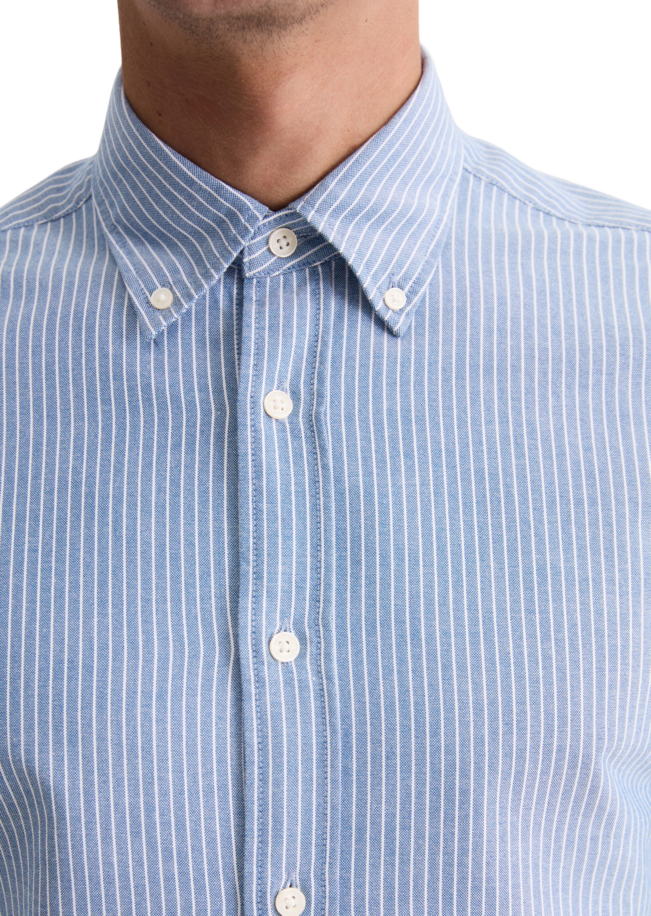 Marc O'Polo Regular fit Overhemd in Blauw