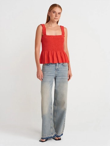 Dilvin Blouse in Red