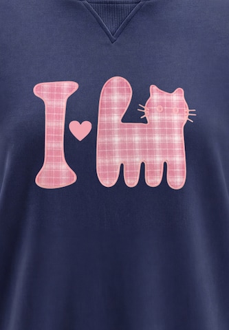 MYMO Sweatshirt in Blauw