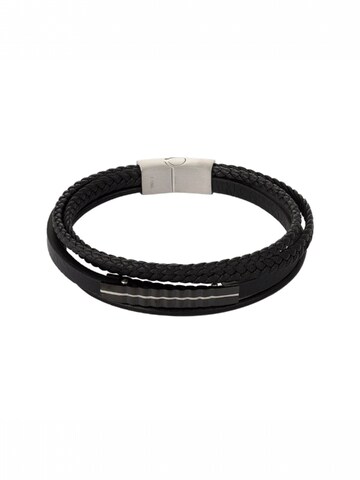 La Moda Me - Pulsera 'Black Knight' en negro: frente