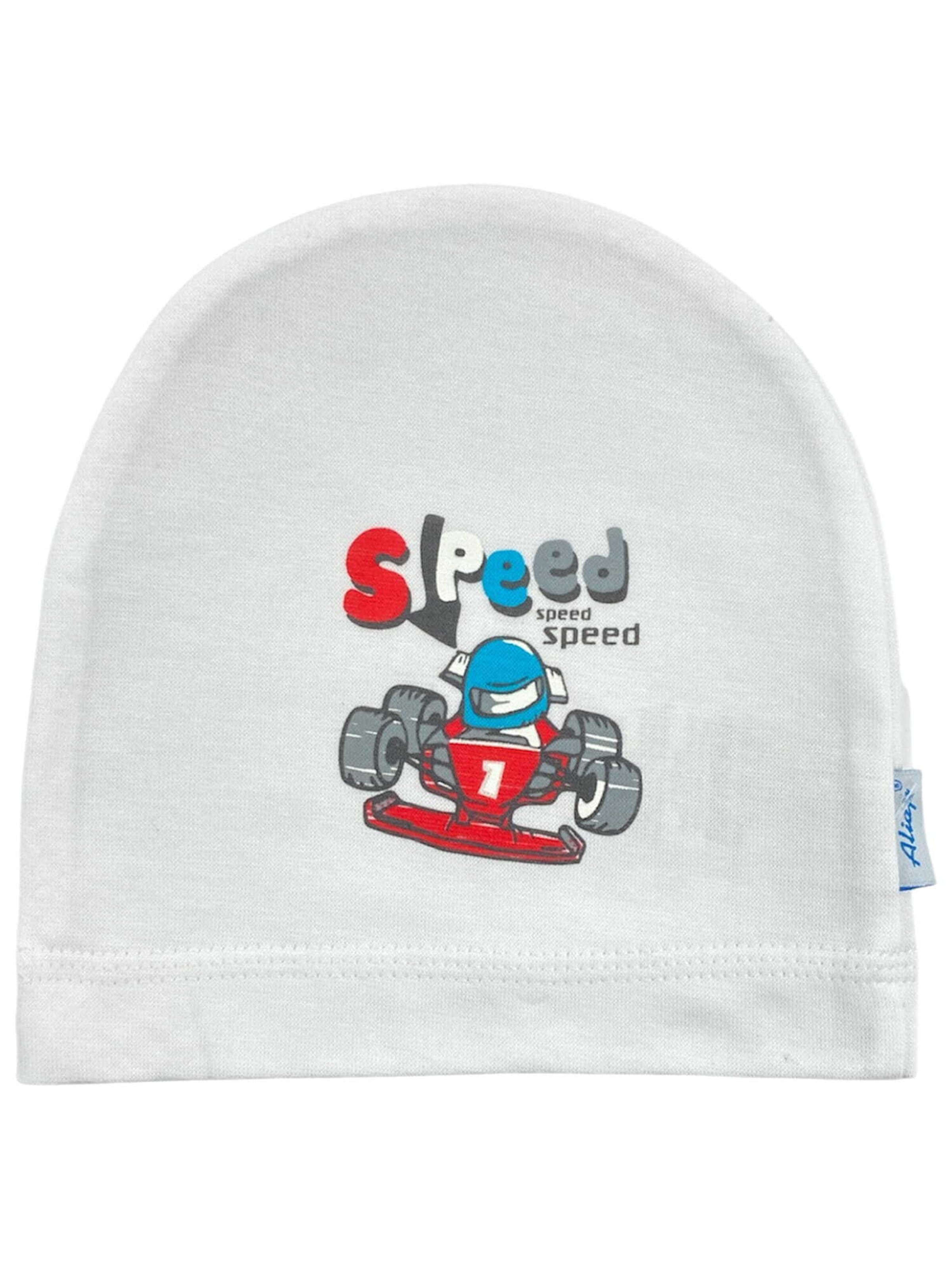 Aliap Mütze in Weiß: Vorderseite