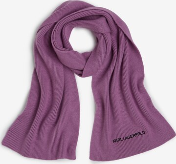 Karl Lagerfeld Scarf 'Essential' in Lila