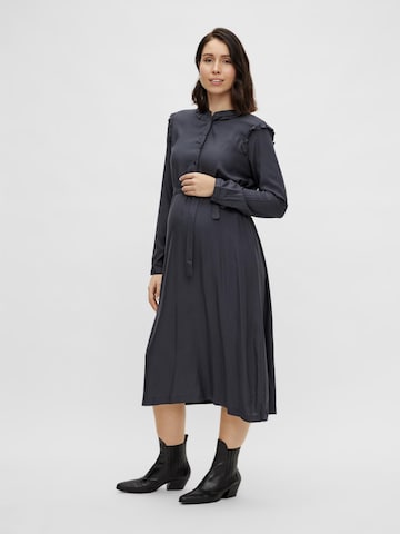 MAMALICIOUS Shirt dress 'Mercy Lia' in Blue: front