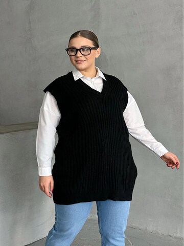 Pull-over Stil Diva en noir