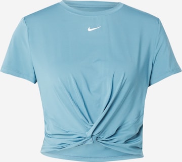 Tricou funcțional 'ONE' de la NIKE pe albastru: față
