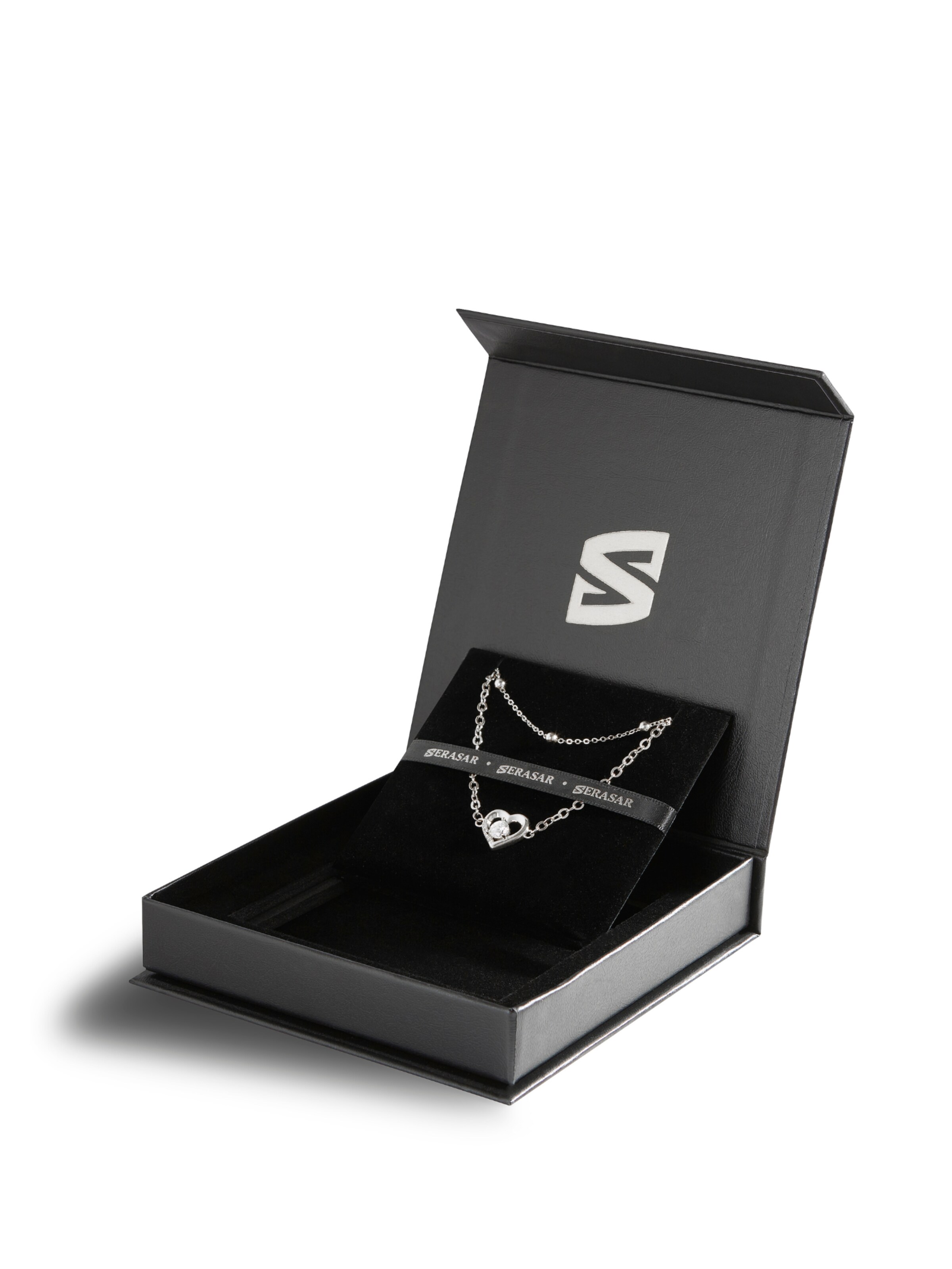 SERASAR Bracelet 'Anklet Heart' in Silver