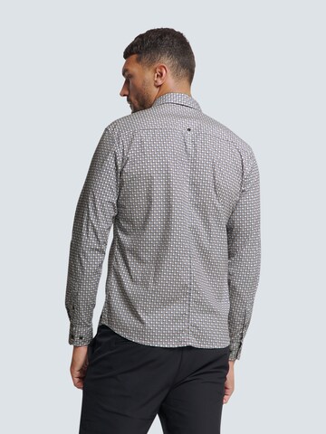 No Excess Regular fit Overhemd in Blauw
