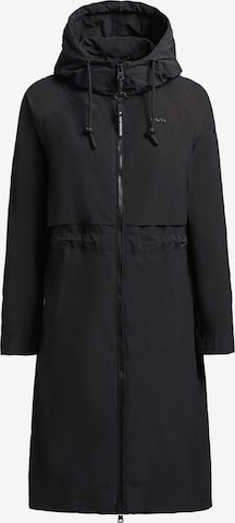 Manteau mi-saison 'Ruda' khujo en noir : devant